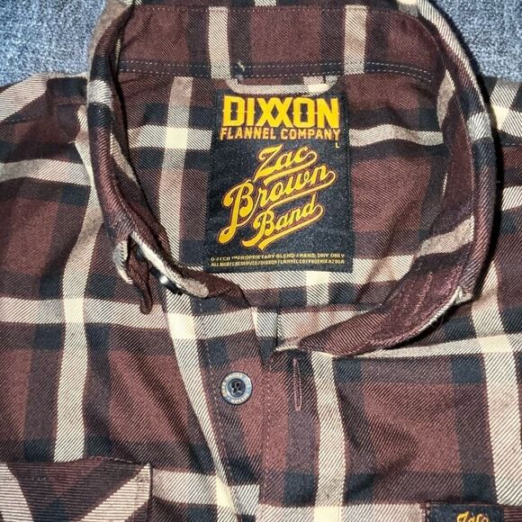 DIXXON Flannel - “Zac Brown Band” Men size Large - Picture 2 of 5